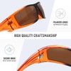 Ofwin Polarized Sports Sunglasses for Men Women Unbreakable Frame Cycling