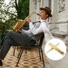 10-Pack Professional Saxophone Reeds, Strength 2.5, Clarinet Reeds，with Durable Plastic