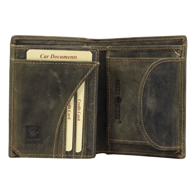 Greenburry Vintage Wallet Hirsch Leather 9,5 cm