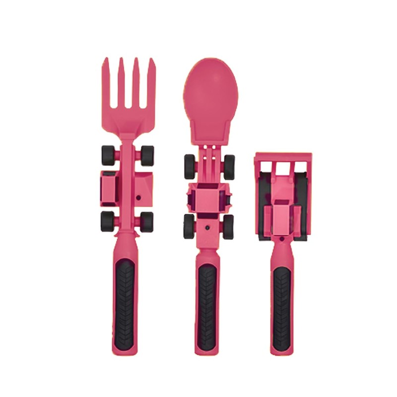 Constructive Eating - Toddler Construction Utensils Made in USA -