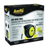 Amflo 588HR-RET 3/8" x 50' Enclosed Hyrbrid Hose Reel, Yellow