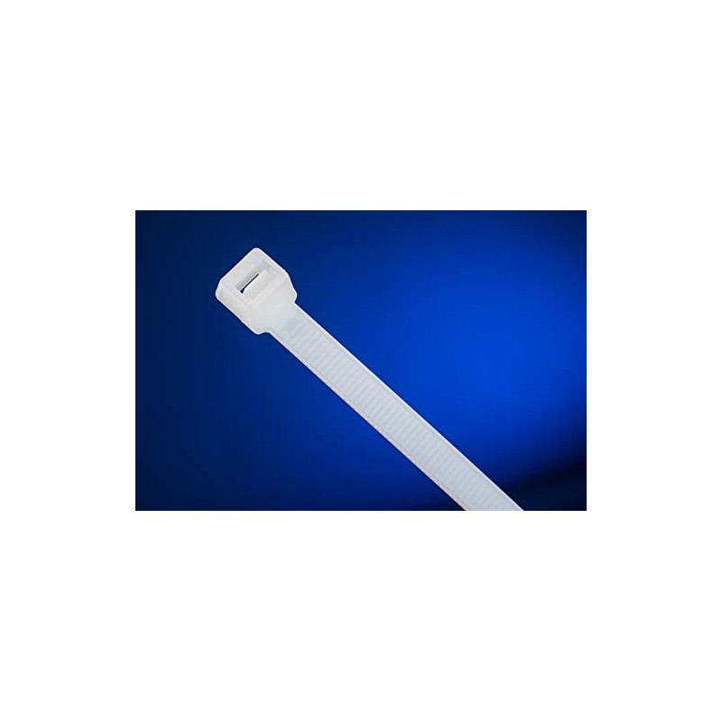 Enrich Self-Locking Nylon Cable Tie 4.0" x 18 lbs, Natural,