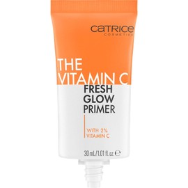 Catrice The Vitamin C Fresh Glow Primer, Orange, with Vitamins, Priming, Radiant, for Dry Skin, Vegan, Paraben-Free, No Microplastic Particles, Nanoparticles Free, Pack of 1 (30 ml)