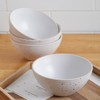 Stone Lain Lauren Stoneware, Rustic Plates and Bowls Set, Dinnerware,