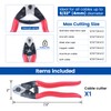 Muzata Cable Cutter Wire Cutter Heavy Duty Up to 1/8"