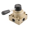 Baomain Rotary Lever Hand Valve HV-04 PT1/2 Air Flow Control