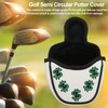 Golf Putter Head Covers PU Leather Waterproof Sunscreen Putter Headcover
