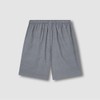 JAJU [JAJU] Men's Cotton Seersucker 5-Length Lounge Pants_Dark Gray