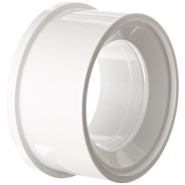 Spears P107 Series PVC DWV Pipe Fitting, Bushing, 6" Spigot x 4" Hub