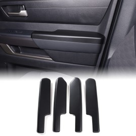 Aunginsy Car Inner Door Armrest Panel Trim Cover Compatible with Toyota Tundra 2022-2025 Pickup Truck Front Rear Side Door Armrest Panel Decorative Cover Protective Frame ABS Interior Accessories