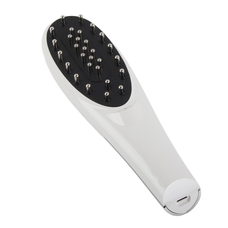 Electric Scalp Applicator Comb Red Lighting Vibration 5 Gears Microcurrent