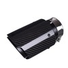 CARMON Real Twill Carbon Fiber Exhaust Pipe Muffler Tips with