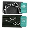 Totority 30Pcs Metal Triangle Buckles for Trampoline Replacement Portable Trampoline