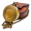 KHUMYAYAD Brass Pocket Compass Handmade Full Function Antique Nautical Compass