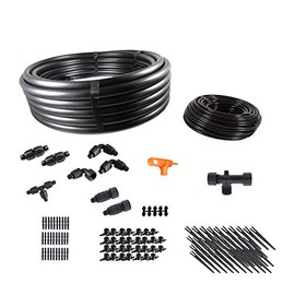Gravity Feed Drip Irrigation Kit for Dirty Water - Kit Size : Deluxe