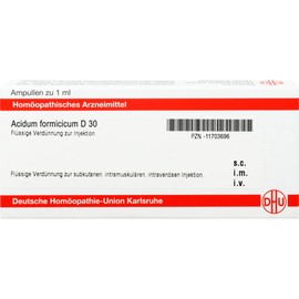 DHU Acidum formicicum D30 ampoules, pack of 8 ampoules