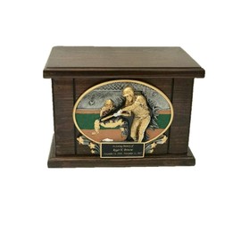 NWA Baseball Cremation Urn, Wood Urn, Baseball Urn, Wooden Funeral Urn, Sports Urn with Engraving