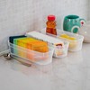 Sterilite 13538608 Narrow Storage Trays with Sturdy Banded Rim and