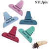 Westmark 52172270 Bag Clips, 5 Pieces, with Pressure Snack Clip,