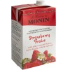 Monin 46 fl. oz. Strawberry Fruit Smoothie Mix - 46