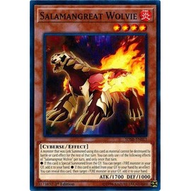 Yu-Gi-Oh! - Salamangreat Wolvie - SDSB-EN011 - Common - 1st Edition - Structure Deck: Soulburner