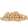 Unfinished Wood Craft Cubes 1 inch, Pack of 250 Small