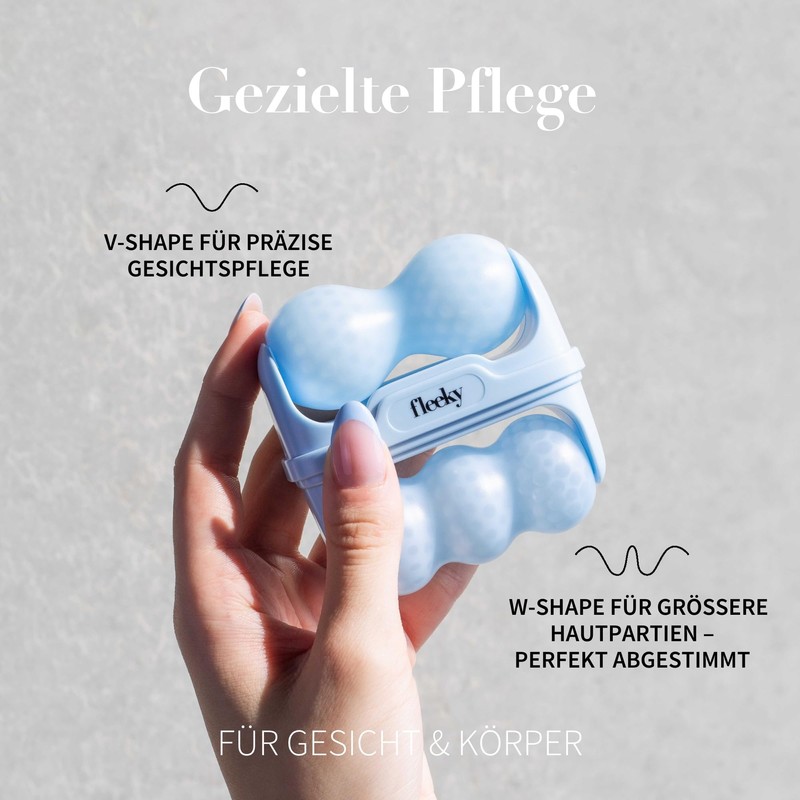 FLEEKY Ice Roller Face - Ice Roller Against Bags &