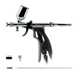 Gaahleri Airbrush, Double Action, Premium Series Mobius-TG Kenji (Self-Inserting Nozzle Structure), 0.02 inch (0.5 mm) Nozzle Bore Model Paint