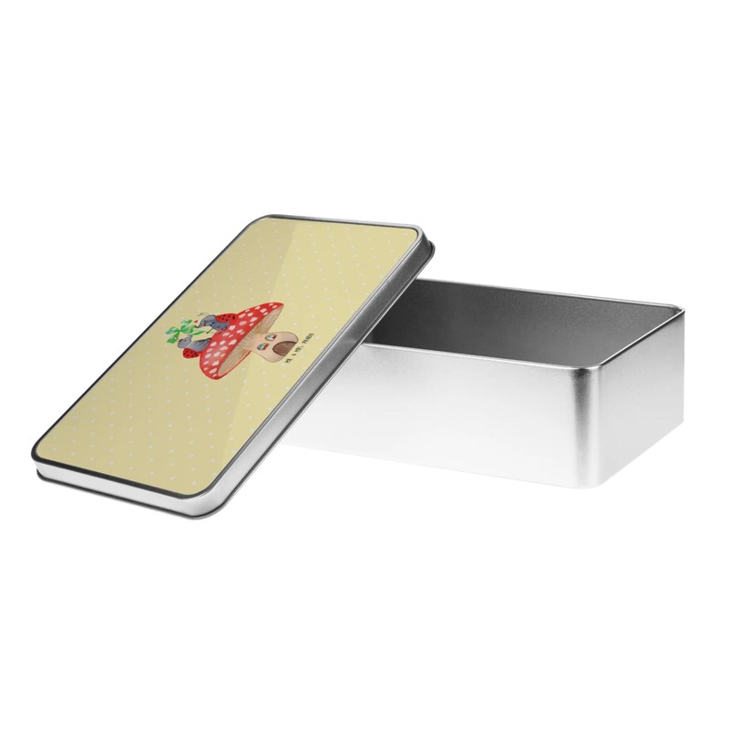 Mr. & Mrs. Panda Metal Tin Rectangular Ladybird Toadstool Gift
