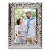 MIMOSA MOMENTS Hammered Metal picture Frame (Silver, 4x6)