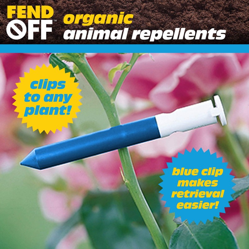 Luster Leaf Fend Off Organic Repellent, 100 pack, Deer and