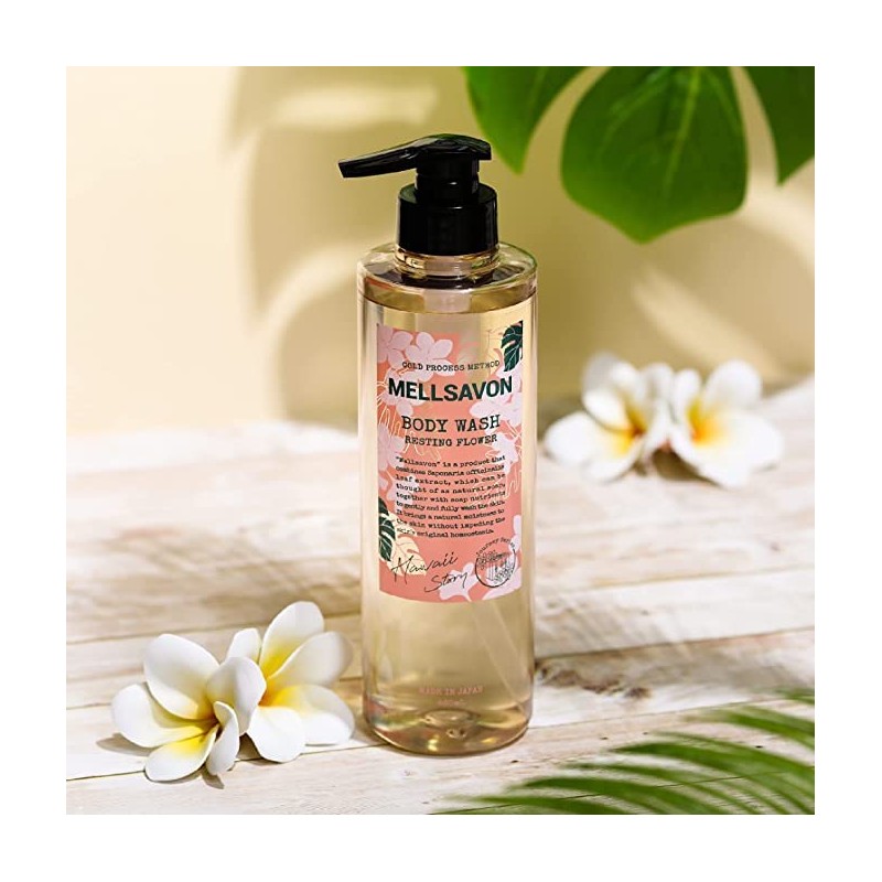 Mellsavon Mercabon Body Wash, Resting Flower, Refill, 12.8 fl oz