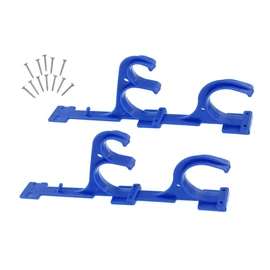 Kisangel 1 Set Net Hook Cleaning Tools Net Fence Holder Pour Coat Hangers Pool Tool Hanger Supplies Pool Accessory Hooks Heater Garage Storage Hanger Fence Hose Hook Pool Hanging Hooks Pole