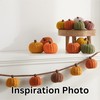 Mini pumpkins set of 5, knit pumpkin decor, cozy season