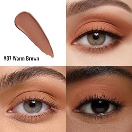 Erinde Sombra de ojos Líquida Matte, Sombra de Ojos en Crema Altamente Pigmentada con Textura Aterciopelada, Sombra Líquida Compacta de Larga Duración