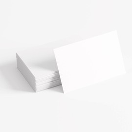 Punkcards - Artist Trading Cards (ATCs) - Pack of 50-350gsm Uncoated White Card - 63mm x 89mm - Perfect Canvas for Your Artistic Expressions