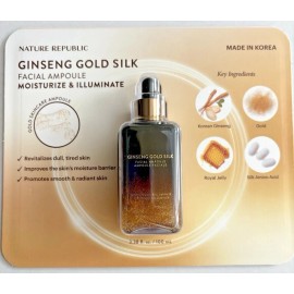 Nature Republic Ginseng Gold Silk Facial Ampoule, by Nature Republic 3.38 fl oz from Korea