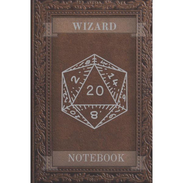 Wizard Notebook: Fantasy Style Roleplay Game, Character Journal/Notebook. 140 pages