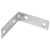 Merriway BH05818 (10 Pcs) Bright Zinc Plated Corner Braces Brackets