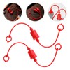 SOLUSTRE 2 Sets Plug Dust Cap Hydraulic Caps Coupler Hydraulic