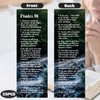 Gueevin 70 Pcs Psalm 91 Bookmarks Christian Bookmarks with Bible