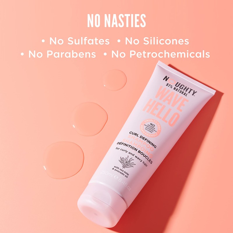 Noughty 97% Natural Wave Hello Shampoo - Curl Defining -