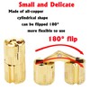 Brass 8mm Hidden Barrel Hinges with Drill Bit and Depth