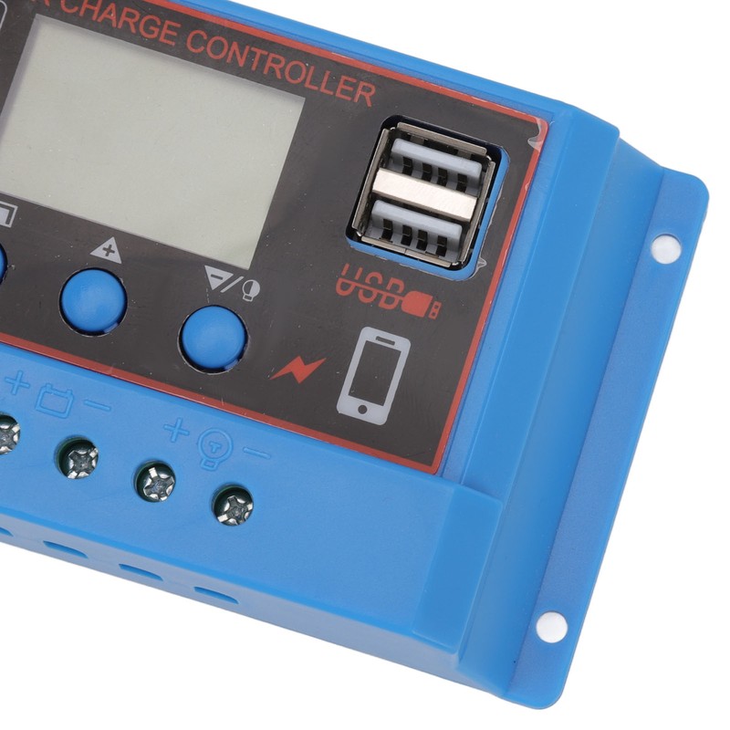 12V 24V Solar Charge Controlle LCD Display Solar Panel Controller