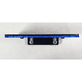 Reef-Geeks Coral Frag racks, 3 Fluorescent colours. 3 Diffrent sizes. coral frag Plugs (Black and Neon Blue, Medium)