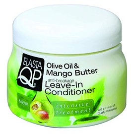 Elasta QP Olive oil & Mango Butter Leave-In Conditioner 15 oz (Multi Pack Deal!! Pack of 3)