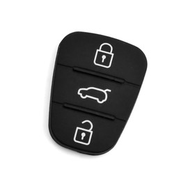 Hihaha 3 Buttons Car Remote Fob Case Insert Rubber Pad Keypad for Hyundai Durable Material