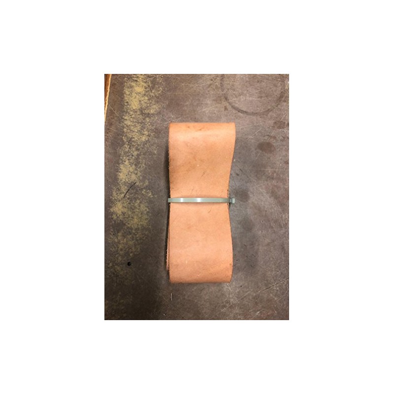 TFS 2x72 Leather strop for Belt Grinder Knife Sharpening honing