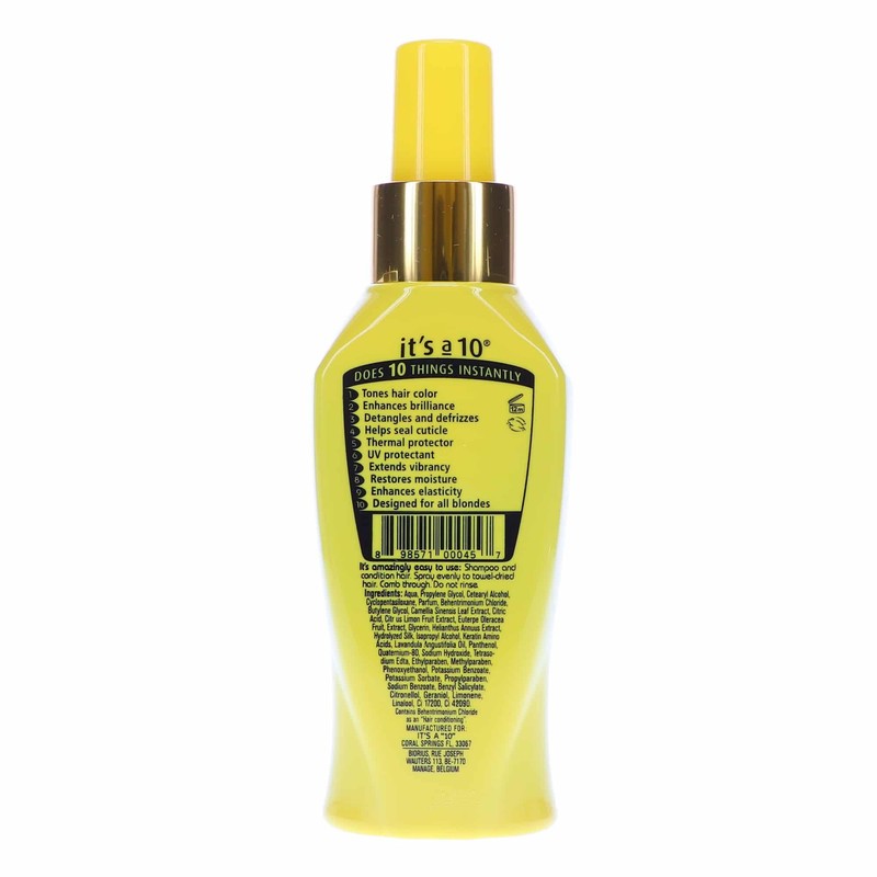 It's a 10 Haircare Blonde Miracle Leave in Treatment, 4