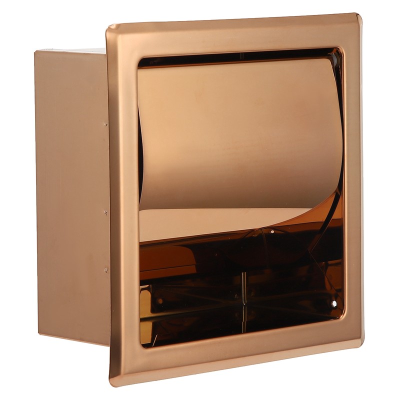 Embedded Style Toilet Paper Holder Stainless Steel Paper Towel Holder